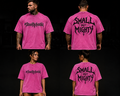 #standthefuckout PINK Acid Wash Oversized Tee PRE-ORDER